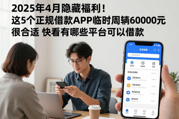 2025年4月隐藏福利!这5个正规借款APP临时周转6000元很合适,快看有哪些平台可以借款