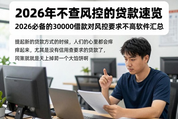 2026年不查风控的贷款速览!2026必备的30000借款对风控要求不高软件汇总
