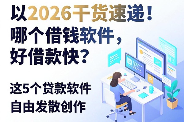 2026干货速递!哪个借钱软件好借款快?这5个贷款软件无视查询自动放款