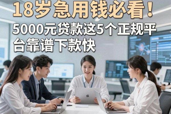 18岁急用钱必看!5000元贷款这5个正规平台靠谱下款快