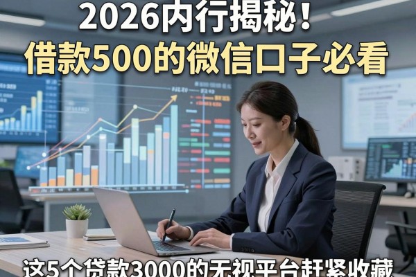 2026内行揭秘！借款500的微信口子必看，这5个贷款3000的无视平台赶紧收藏！
