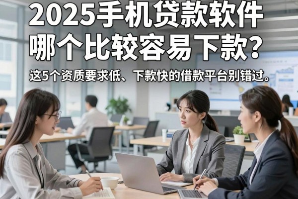 2025手机贷款软件哪个比较容易下款?这5个资质要求低、下款快的借款平台别错过