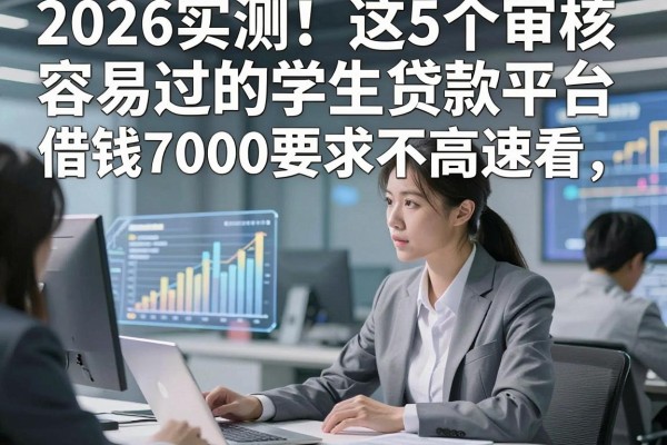 2026实测!这5个审核容易过的学生贷款平台,借钱7000要求不高速看