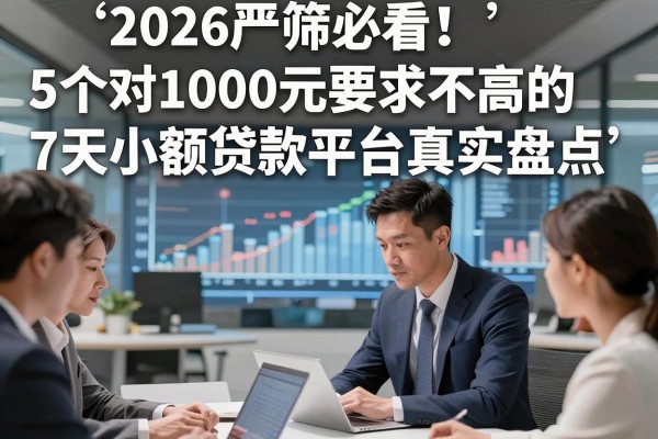 2026严筛必看！5个对1000元要求不高的7天小额贷款平台真实盘点