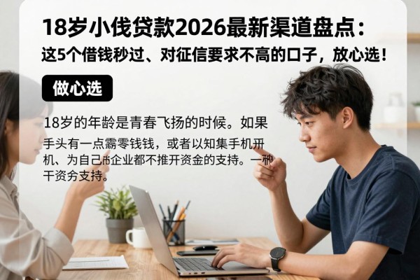 18岁小额贷款2026最新渠道盘点：这5个借钱秒过、对征信要求不高的口子，放心选！