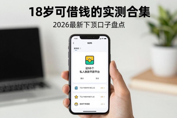 18岁可借钱的app实测合集！2026最新下款口子盘点，这5个私人放款平台秒到账