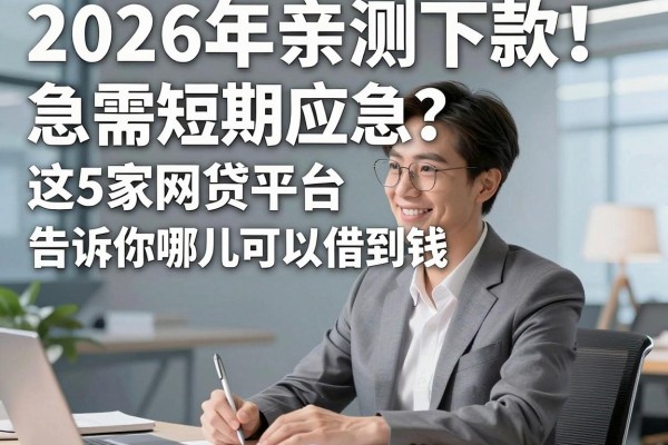 2026年亲测下款!急需短期应急?这5家网贷平台告诉你哪儿可以借到钱的软件