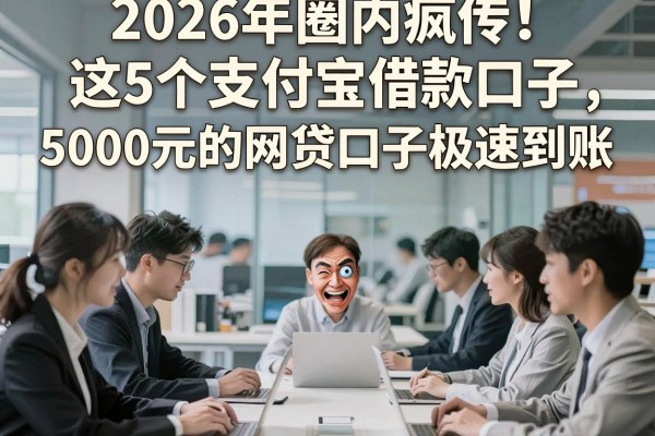 2026年圈内疯传！这5个支付宝借款口子，5000元的网贷口子极速到账