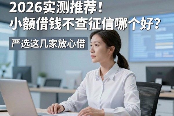 2026实测推荐！小额度借钱不查征信哪个好？严选这几家放心借！