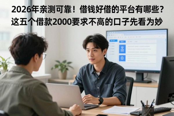 2026年亲测可靠!借钱好借的平台有哪些?这五个借款2000要求不高的口子先看为妙!
