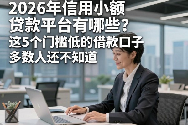 2026年信用小额贷款平台有哪些？这5个门槛低的借款口子多数人还不知道！