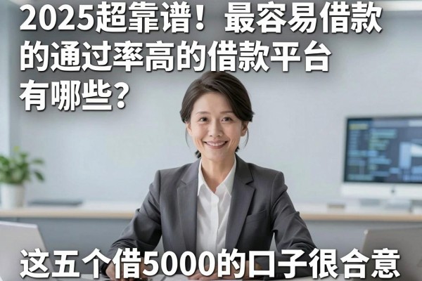 2025超靠谱！最容易借款的通过率高的借款平台有哪些？这五个借5000的口子很合意