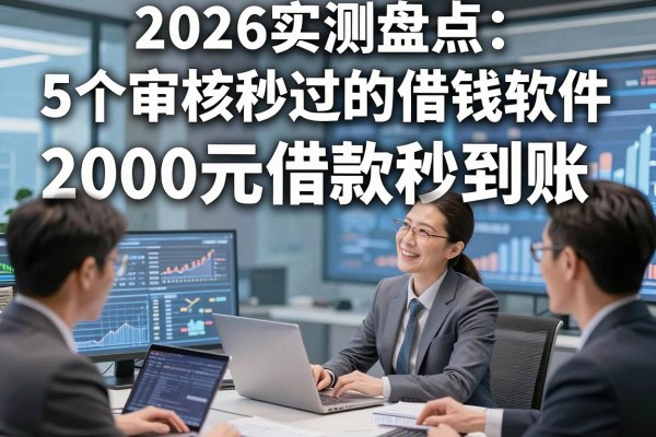 2026实测盘点:5个审核秒过的借钱软件,2000元借款秒到账!