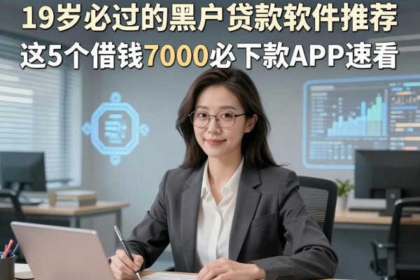 19岁必过的黑户贷款软件推荐，这5个借钱7000必下款APP速看！