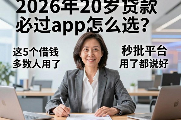2026年20岁贷款必过app怎么选？这5个借钱秒批平台多数人用了都说好