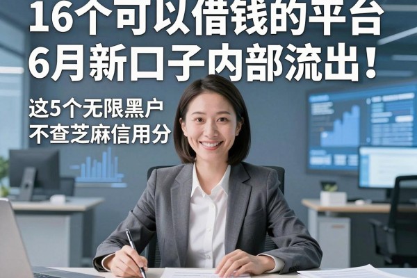 16个可以借钱的平台6月新口子内部流出!这5个无限黑户不查芝麻信用分和征信速览
