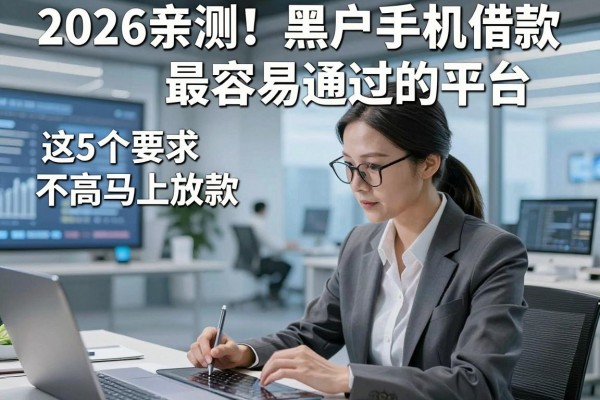 2026亲测！黑户手机借款最容易通过的平台，这5个要求不高马上放款