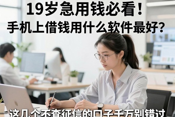 19岁急用钱必看!手机上借钱用什么软件最好?这几个不查征信的口子千万别错过