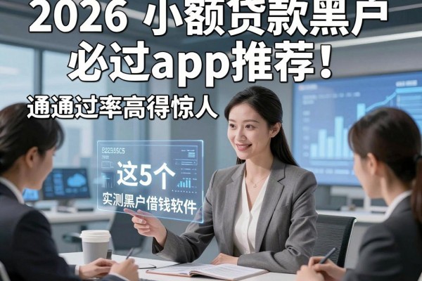 2026小额贷款黑户必过app推荐!实测这5个黑户借钱软件通过率高得惊人