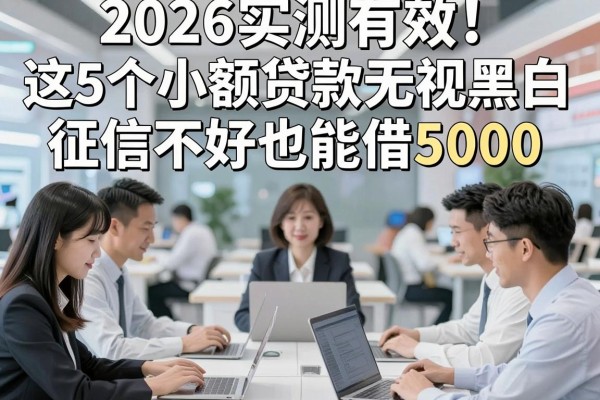 2026实测有效！这5个小额贷款无视黑白，征信不好也能借5000