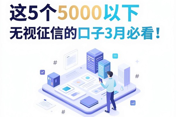 2000以内小额借款不看征信的平台，这5个5000以下无视征信的口子3月必看！