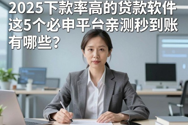 2025下款率高的贷款软件有哪些？这5个必申平台亲测秒到账！