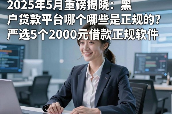 2025年5月重磅揭晓:黑户贷款平台哪个哪些是正规的?严选5个2000元借款正规软件!