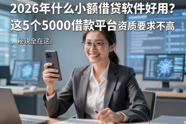 2026年什么小额借贷软件好用?这5个5000借款平台对资质要求不高,秘诀全在这!