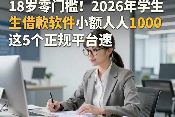 18岁零门槛！2026年学生借款软件小额人人1000，这5个正规平台速看