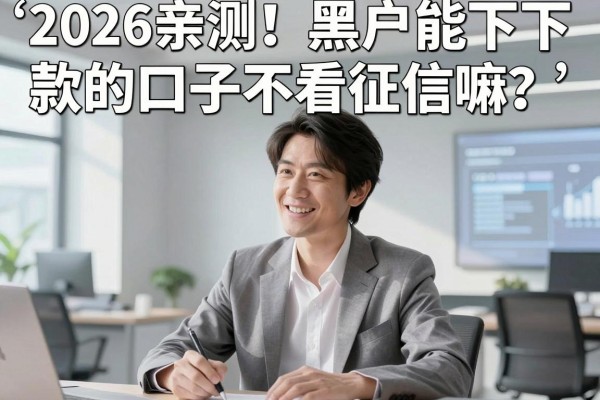2026亲测!黑户能下款的口子不看征信嘛?这5个贷款平台不看负债直接过