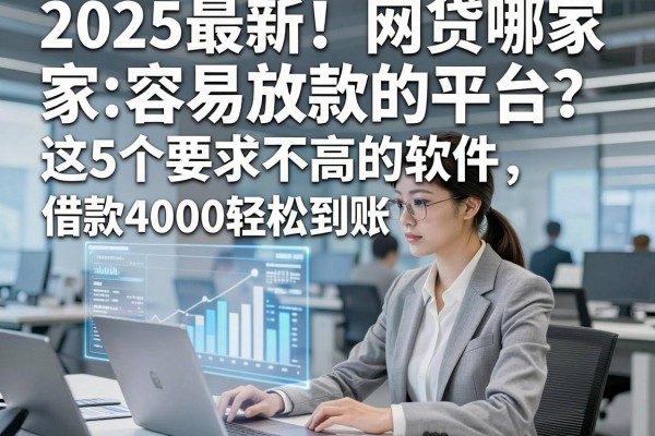 2025最新！网贷哪家容易放款的平台？这5个要求不高的软件，借款4000轻松到账