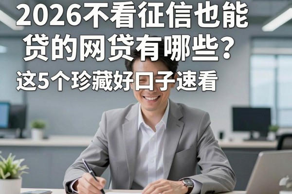 2026不看征信也能贷的网贷有哪些？这5个珍藏好口子速看！