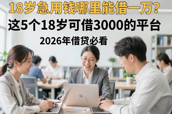 18岁急用钱哪里能借一万?这5个18岁可借3000的平台2026年借贷必看!