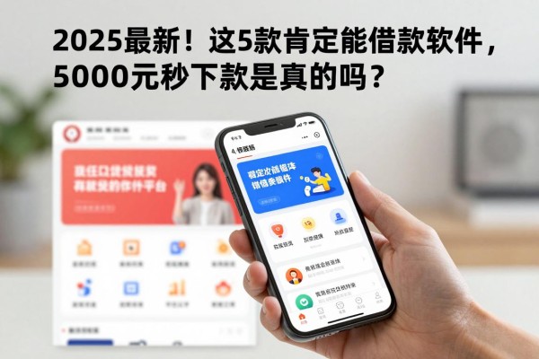 2025最新!这5款肯定能过的借款软件,5000元秒下款是真的吗?
