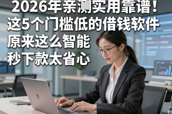 2026年亲测实用靠谱!这5个门槛低的借钱软件原来这么智能,秒下款太省心