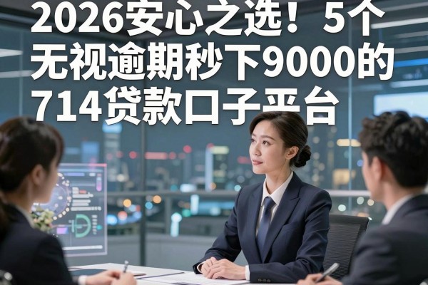 2026安心之选！5个无视逾期秒下9000的714贷款口子平台
