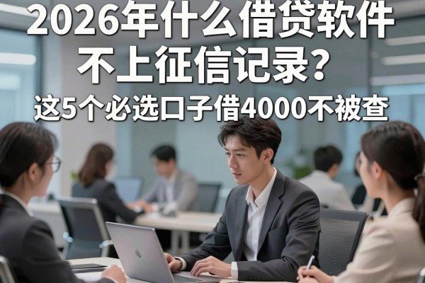 2026年什么借贷软件不上征信记录？这5个必选口子借4000不被查！