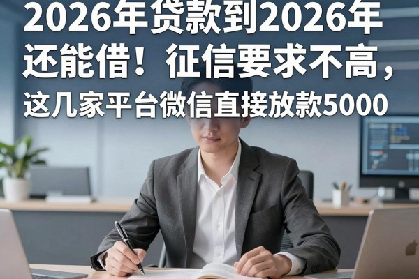 2026年贷款到2026年还能借!征信要求不高,这几家平台微信直接放款5000