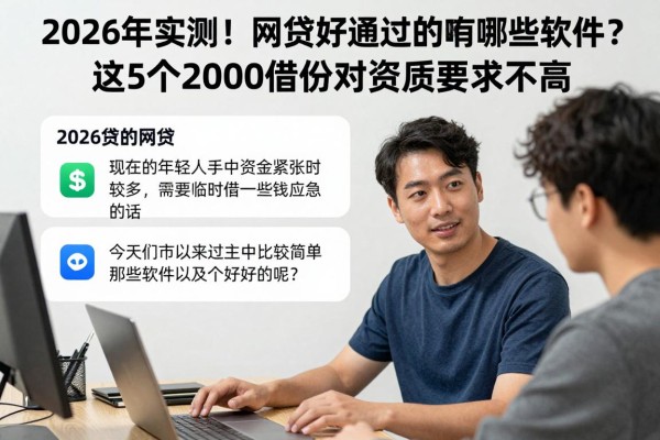 2026年实测!网贷好通过的有哪些软件?这5个2000借款对资质要求不高