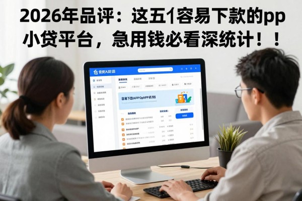 2026年品评:这五个容易下款的app小贷平台,急用钱必看深度统计!
