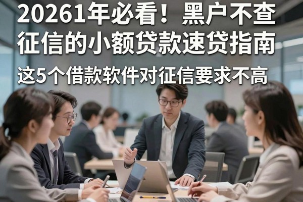 20261年必看!黑户不查征信的小额贷款速贷指南,这5个借款软件对征信要求不高