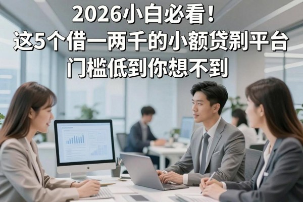 2026小白必看!这5个借一两千的小额贷款平台,门槛低到你想不到