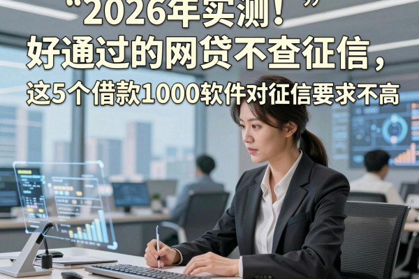 2026年实测！好通过的网贷不查征信，这5个借款1000软件对征信要求不高