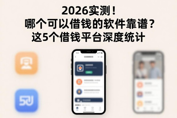 2026实测!哪个可以借钱的软件靠谱?这5个借钱平台深度统计