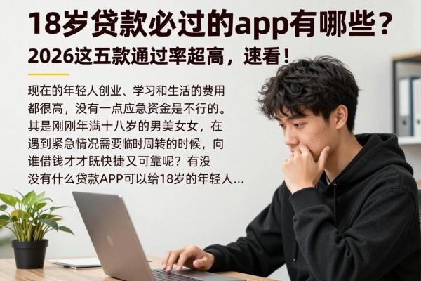 18岁贷款必过的app有哪些？2026这五款通过率超高，速看！