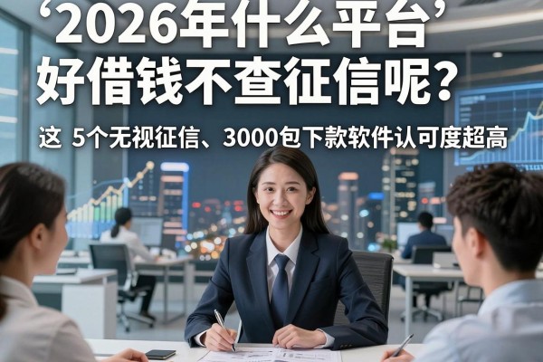 2026年什么平台好借钱不查征信呢？这5个无视征信、3000包下款软件认可度超高！