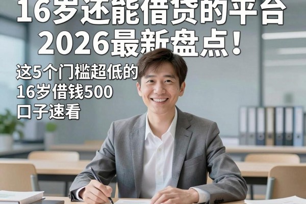 16岁还能借贷的平台2026最新盘点!这5个门槛超低的16岁借钱500口子速看