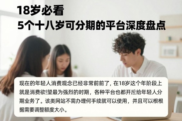 18岁必看!5个十八岁可以分期的平台深度盘点