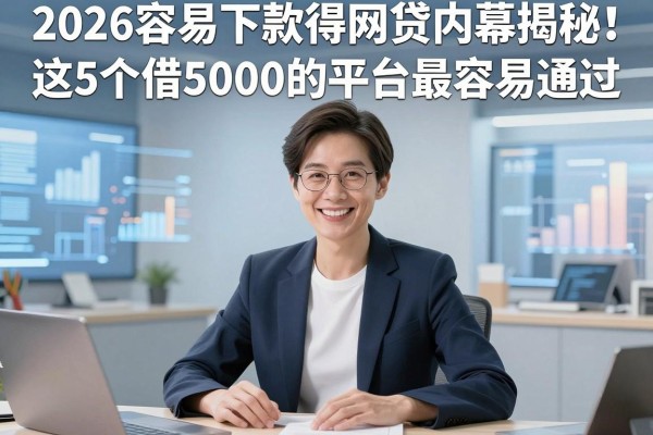 2026容易下款得网贷内幕揭秘!这5个借5000的平台最容易通过