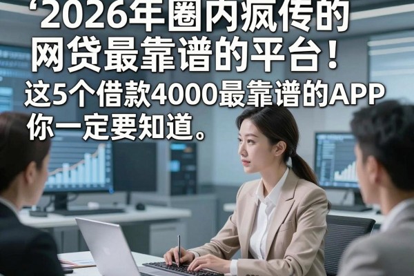 2026年圈内疯传的网贷最靠谱的平台!这5个借款4000最靠谱的APP你一定要知道